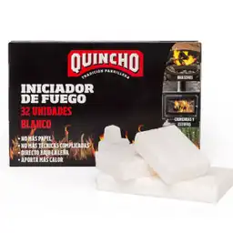 Quincho Iniciador De Fuego Blanco 32 Uds