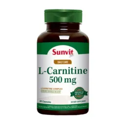 L-Carnitine Aminoácidos Sunvit Life (500 Mg)