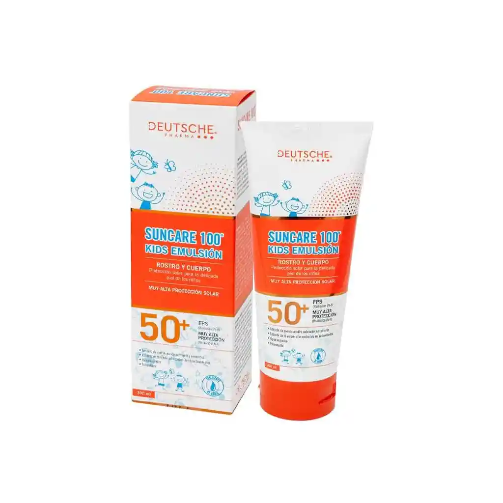 Suncare Protector Solar para Niños Cuerpo y Rostro