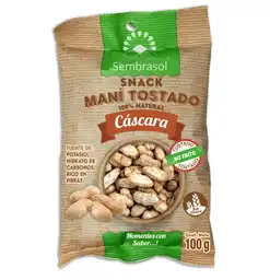 Sembrasol Snack de Maní Tostado con Cáscara