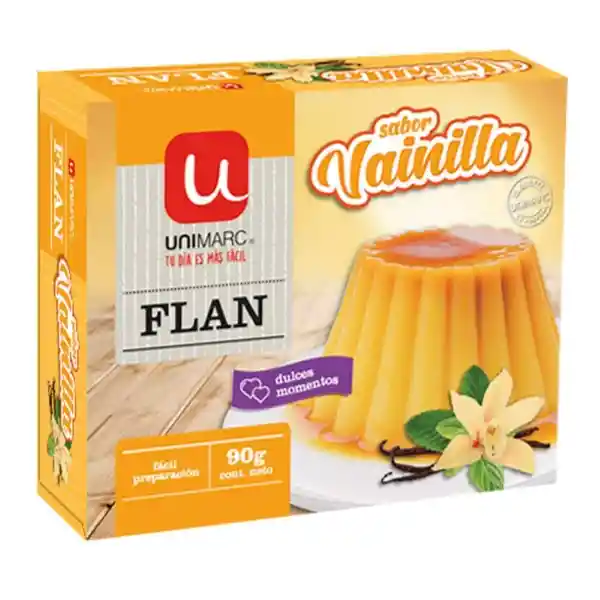 Flan Sabor A Vainilla