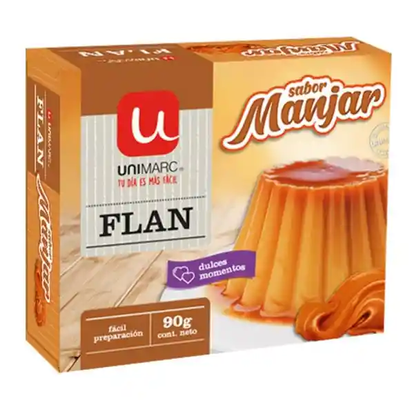 Unimarc Flan Manjar