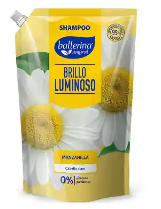 Ballerina Natural shampoo brillo luminoso manzanilla