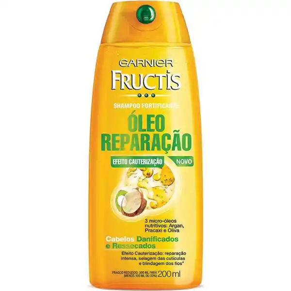 Fructis Shampoo Fortificante Óleo Reparación