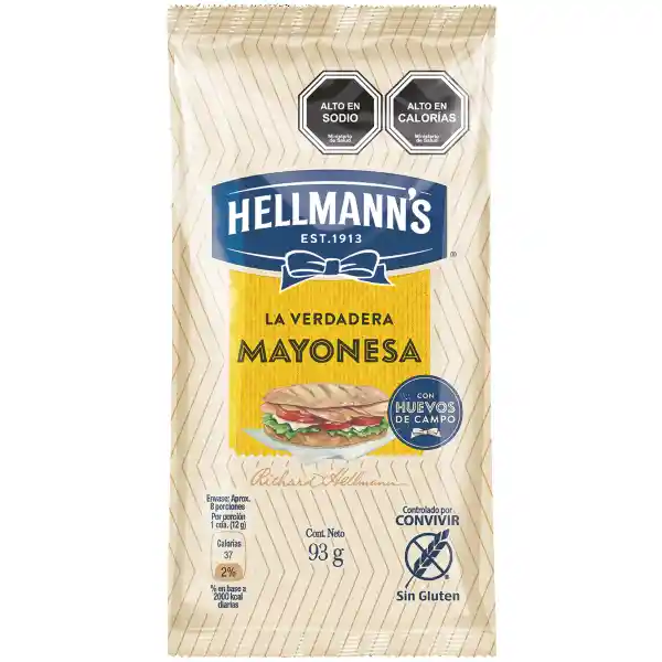 Hellmanns Mayonesa Sachet