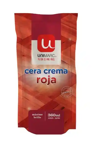 Unimarc Cera Crema Dp Roja