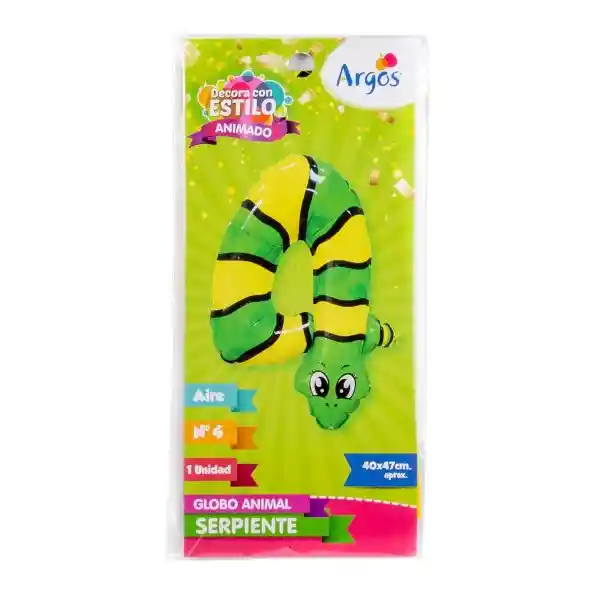 Argos Globo Nylon Nâ°4 Serpiente Un