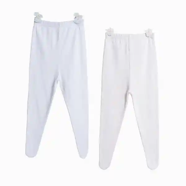 Ballerina Bebe Pack 2 T24 Blanco