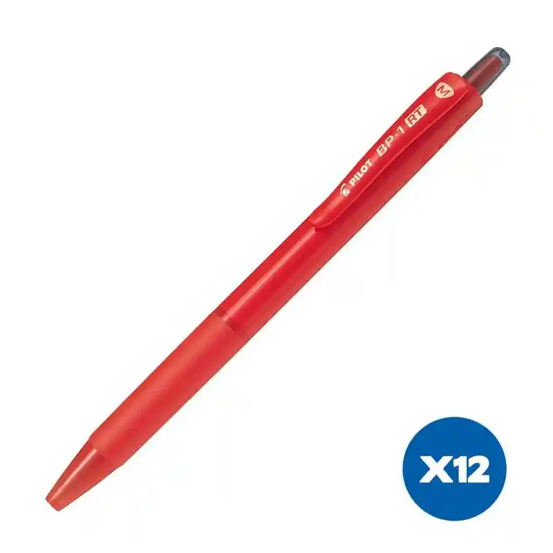 Pilot Bl 2 Lapiz Pasta Bp1 1.0 Azul/rojo