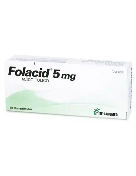 Folacid Vitamina en Comprimidos