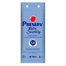 Preserv Extra Sensitivity Preservativos Lubricantes