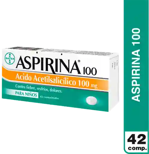 Aspirina Comprimidos para Niños (100 mg)