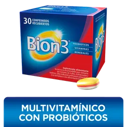 Bion3 con Vitaminas, Minerales y Probióticos