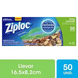 Bolsas Snack Ziploc Para Llevar Extra Chicas 50un