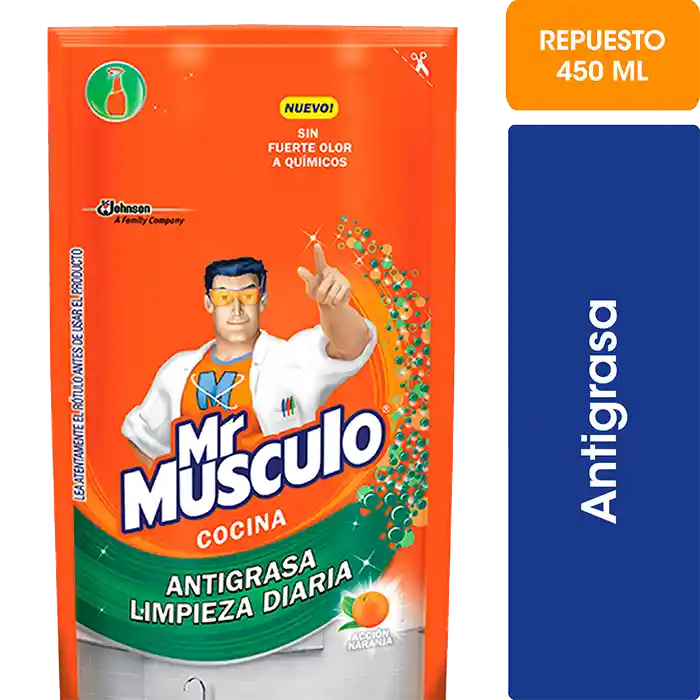 Mr Musculo Limpiador Naranjo Recarga