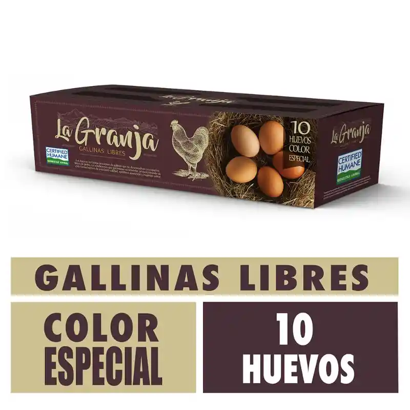 La Granja Huevo Gallina Libre Especial 10 U