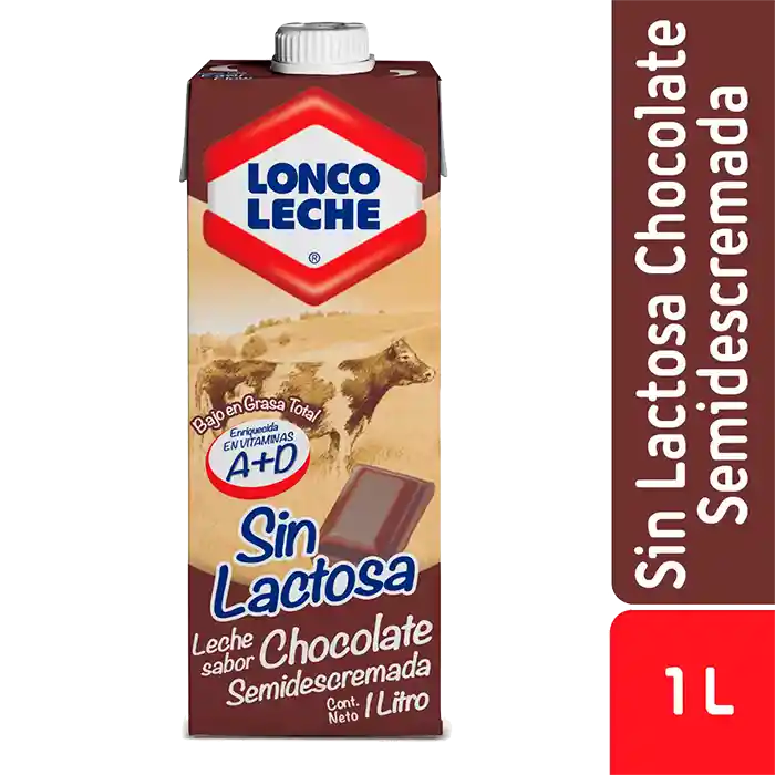 Zero Lacto Loncoleche Leche Sin Sa Semidescremada Chocolate