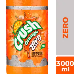 Crush Orange Zero Bebida Libre de Azúcar 3 L