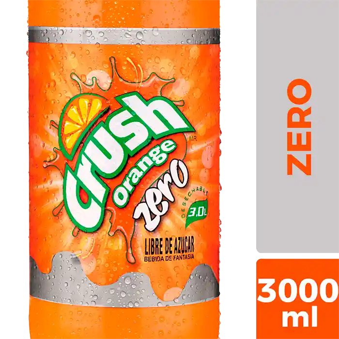 Crush Orange Zero Bebida Libre de Azúcar