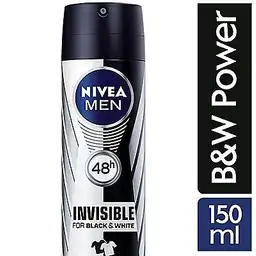 Nivea Men Desodorante Black & White Invisible en Aerosol 
