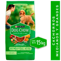 Dog Chow Alimento para Perro Cachorro Razas Medianas