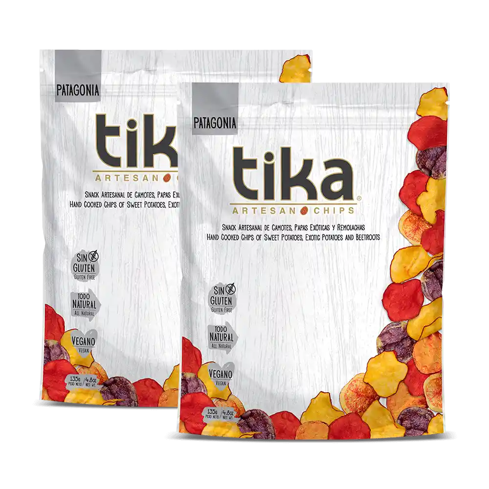 Tika Chips 2 X Patagonia 135 Gr