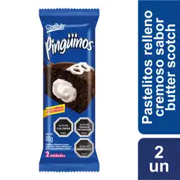 Marinela Pastelitos Pingüinos con Relleno Cremoso