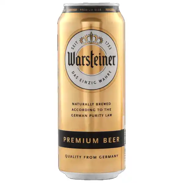 Warsteiner Cerveza Lata 4.8