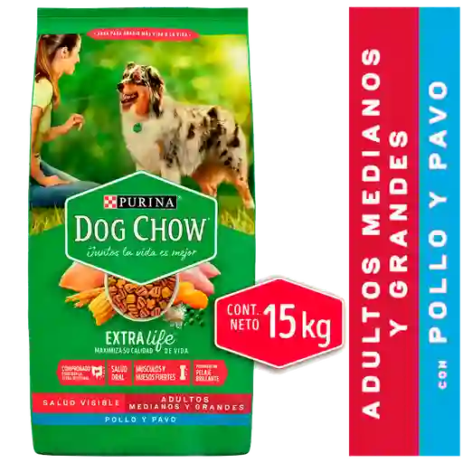 Dog Chow Alimento Perro Adulto Raza Mediana Y Grande