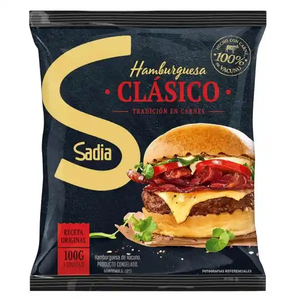 Sadia Hamburguesa De Vacuno Clasica