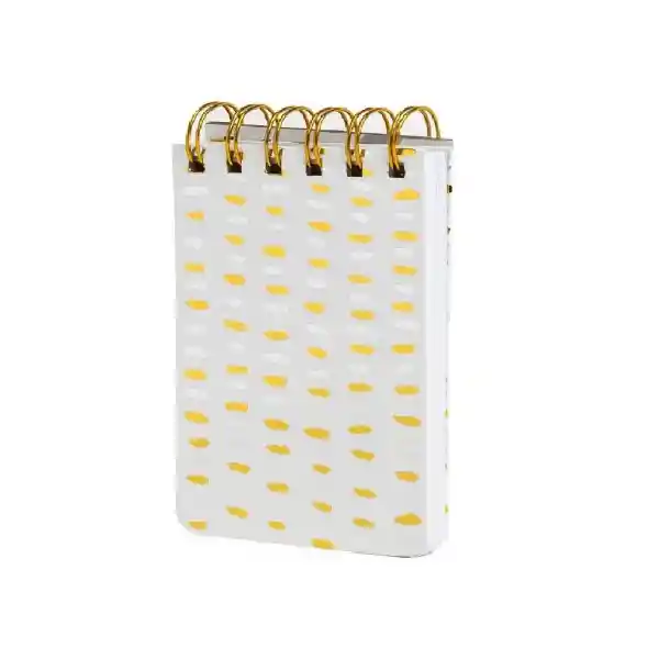 Libreta Espiral Chica Silver And Gold