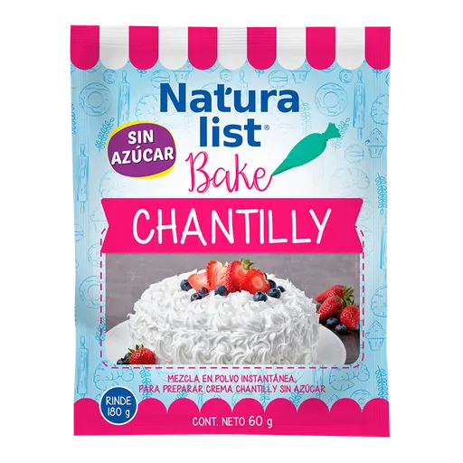 Naturalist Bake Chantilly Instantanea 60 G