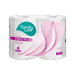 Family Care Papel Higienico Doble Hoja 4 Rollos