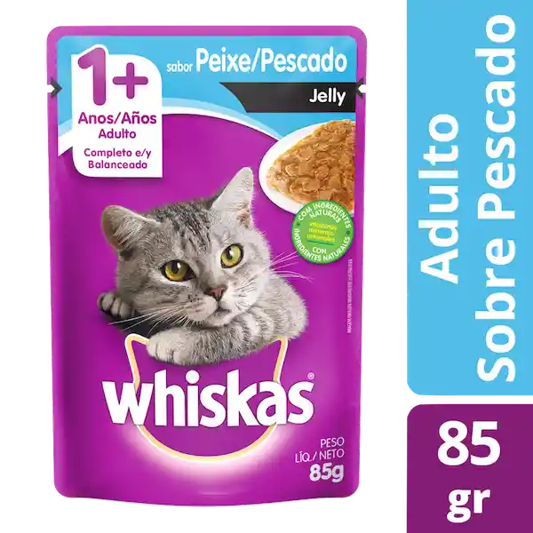 Whiskas Alimento Humedo Gato Adulto Pescado