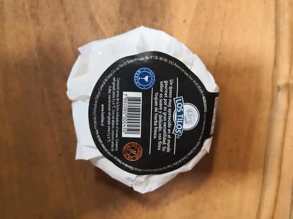 Los Tilos Queso Camembert 100Grs