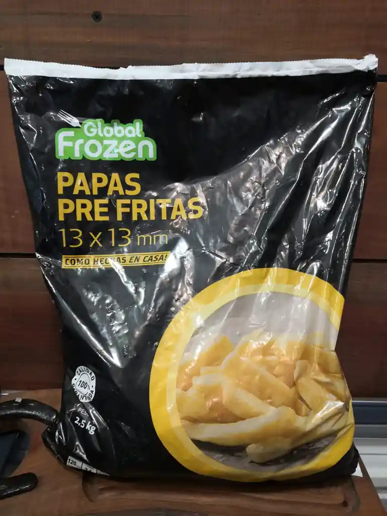 Papas Pre Fritas 2 5 Kilos Global Frozen