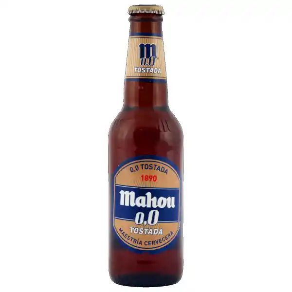 Mahou Cerveza Tostada 0° Botella 4 x 330 cc