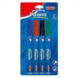 Proarte Plumones Pizarra 4 Colores