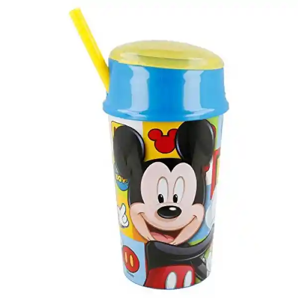 Vaso C/tapa Disney Surtido