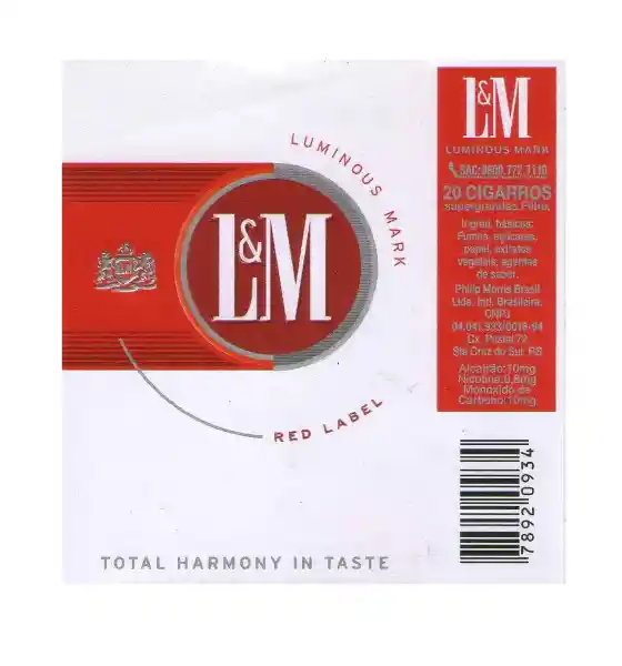L&M cigarro red box