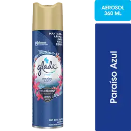 Glade Desodorante Ambiental Aerosol Paraíso Azul