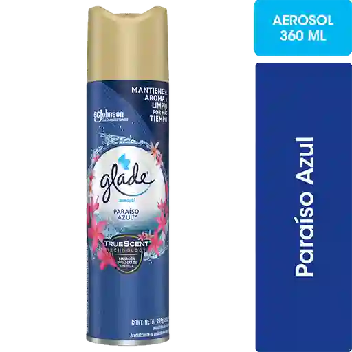 Glade Desodorante Ambiental Aerosol Paraíso Azul