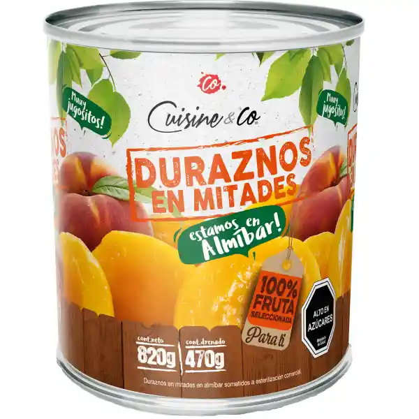 Cuisine & Co Duraznos Mitades