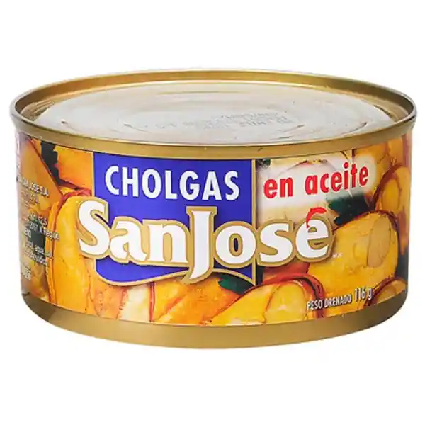 San José Cholgas en Aceite Lata