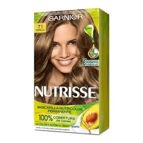 Nutrisse Kit Coloracion En Crema N° 71 Vainilla Con Concentrado