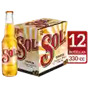 Sol Cerveza Original en Botella 12 x 330 cc