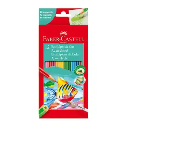 Lápices Acuarelables - 12 Colores