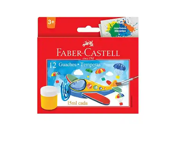 Tempera Faber-castell 12 Colores