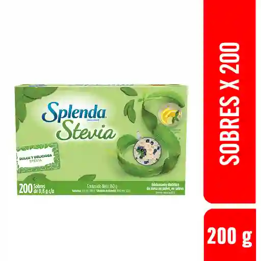 Splenda Endulzante Stevia Sobres 200Un