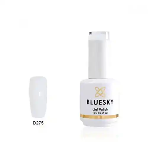 Esmalte Gel D275 Blanco Traslúcido (Base Francesa) 15ml Bluesky